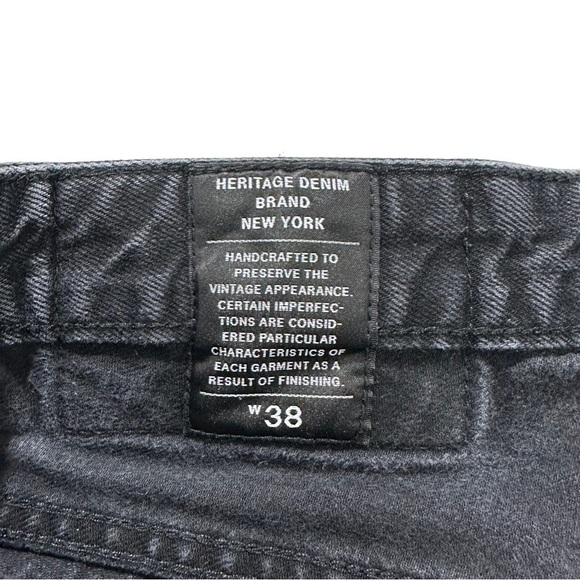 Cult of Individuality Rebel Short Men Black Wash Jean Shorts Sz 38 Rigid Denim - Picture 2 of 13